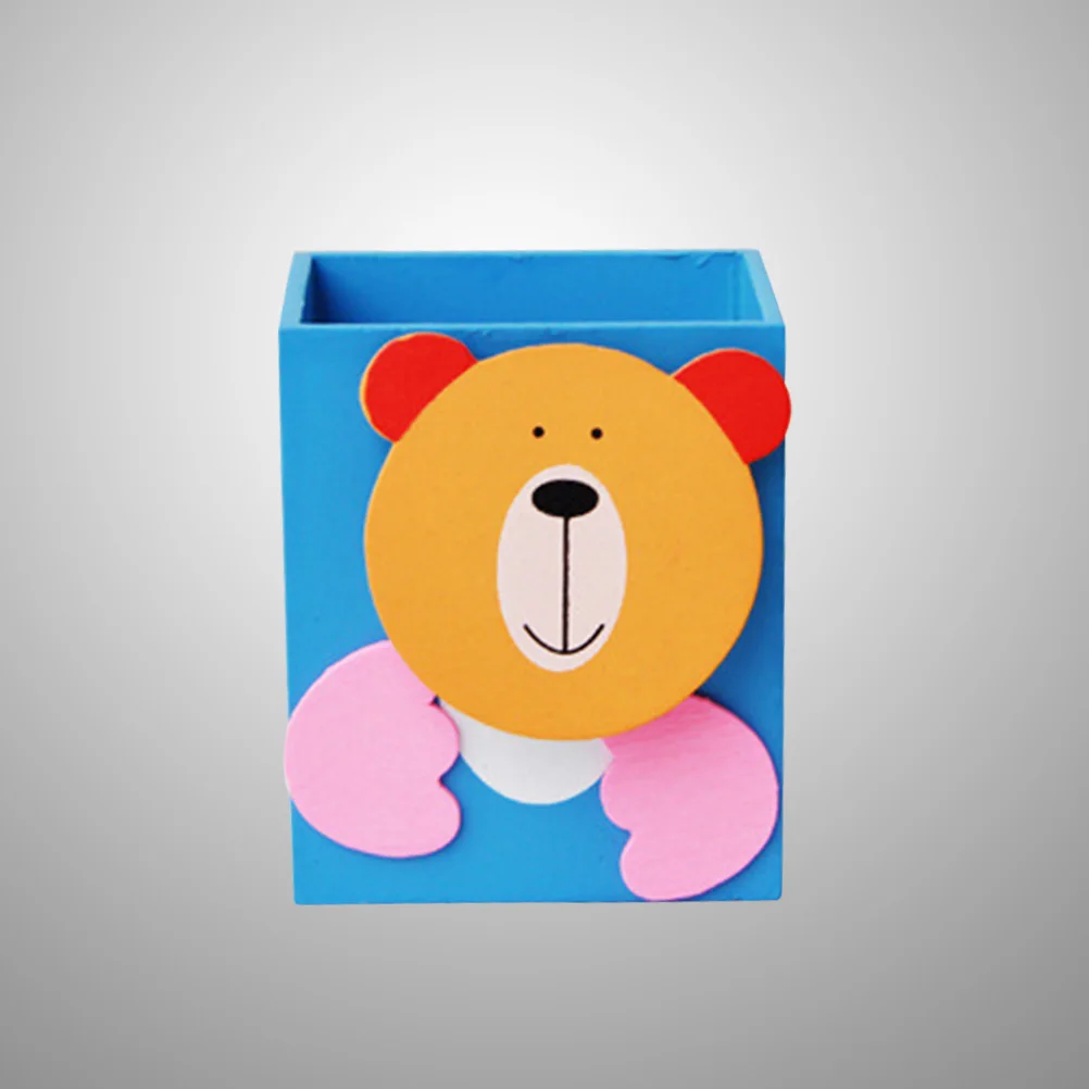 

Cartoon Pen Holder Desktop Organizer For Pencil Chopsticks Storage Sturdy Table Stationery Container