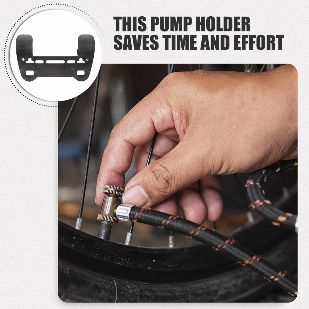 

2Pcs Bike Pump Holder Compact Lightweight Pump Bracket for Secure Inflator Mounting Outdoor Cycling Use Bike Inflator Holder