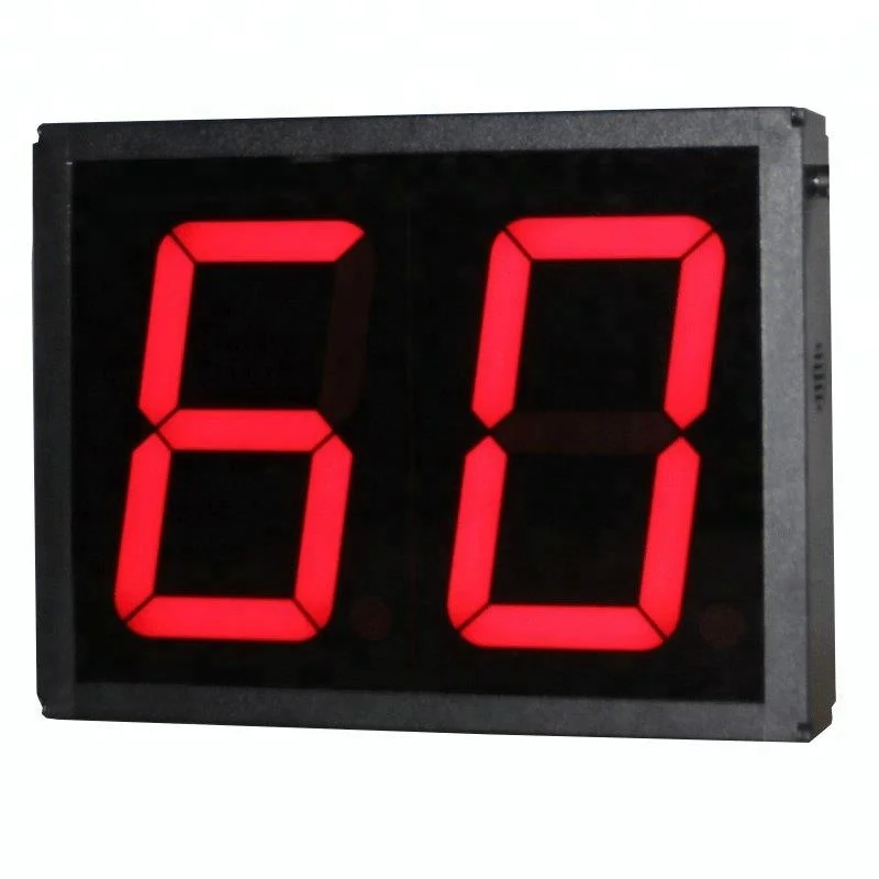 hit productLED Shot Clock Seconds Countdown Timer Basketball Shot Time 9 12 Inch Available for High School