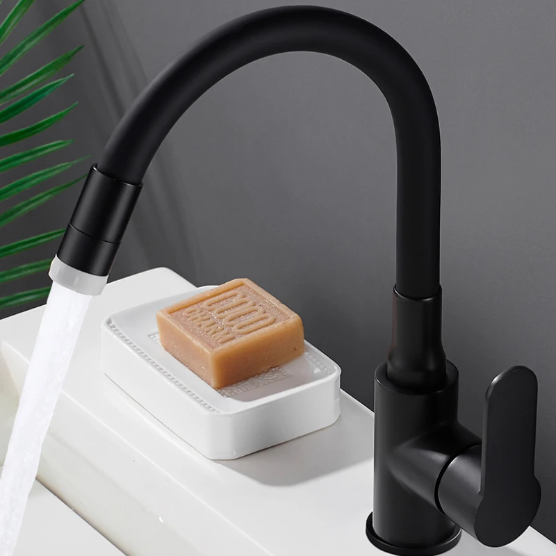 Copper Universal Basin Tap Crack-Resistant Hot and Cold Sink Faucet  Dual-Flow Water Tap  Heat-Resistant Bathroom Faucet