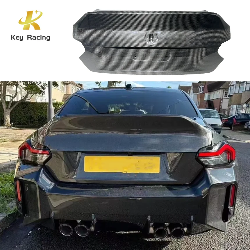 

G87 G42 M2 Задняя крышка багажника Высококачественная крышка багажника из углеродного волокна в стиле CSL для BMW 2 серии G87 M2 Автомобильные аксессуары