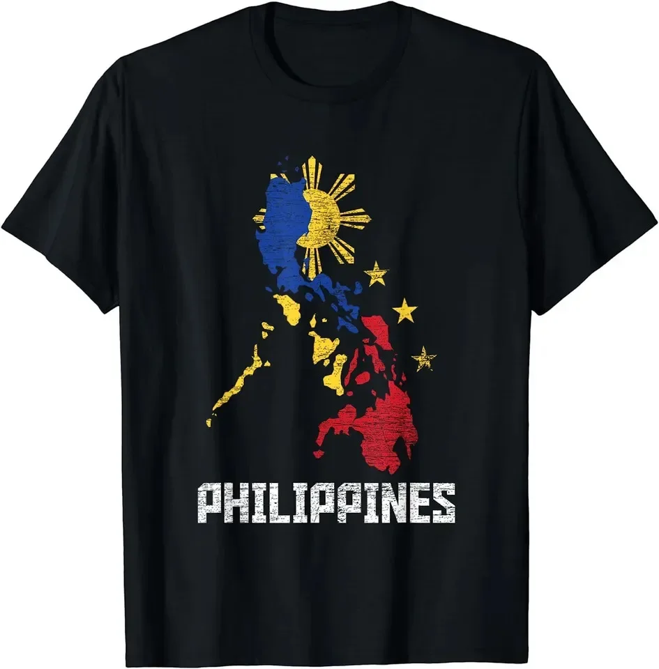 Flag Filipino Map Philippines Design Best Gift T-Shirt