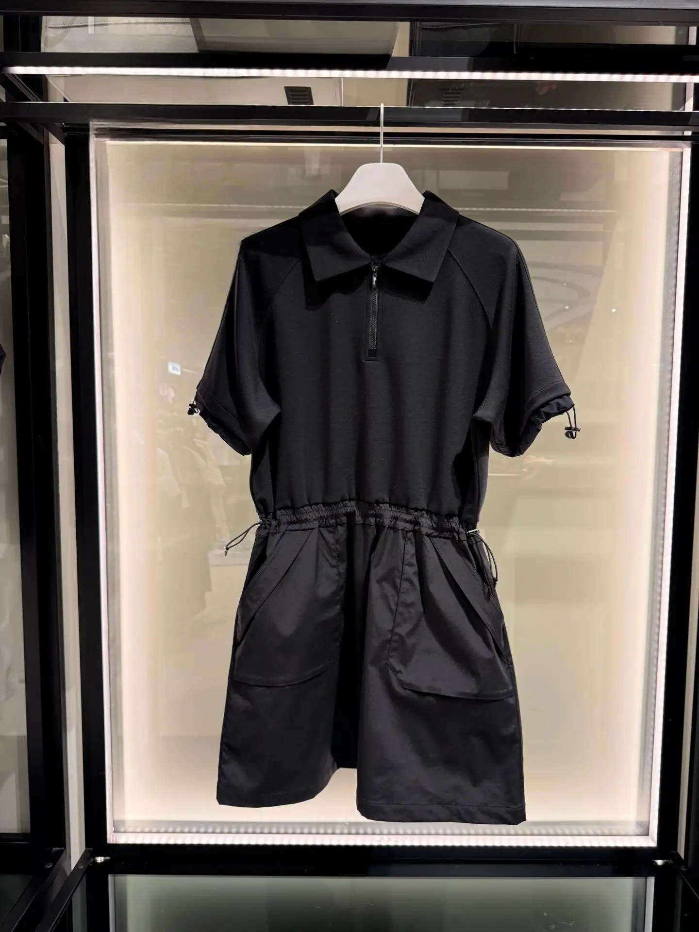 2026 New Arrival Ladies Golf Short Sleeve Dress Waist Slim Breathable Casual Outdoor Sports Golf Wear