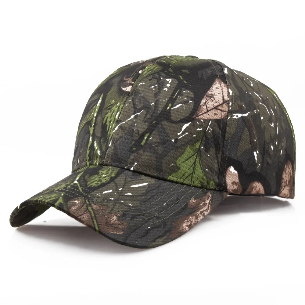 Camouflage Print Baseball Caps Quick Dry Breathable UV Protection Sun Hats for Women Men Outdoor Hiking Fishing Hunting Caps