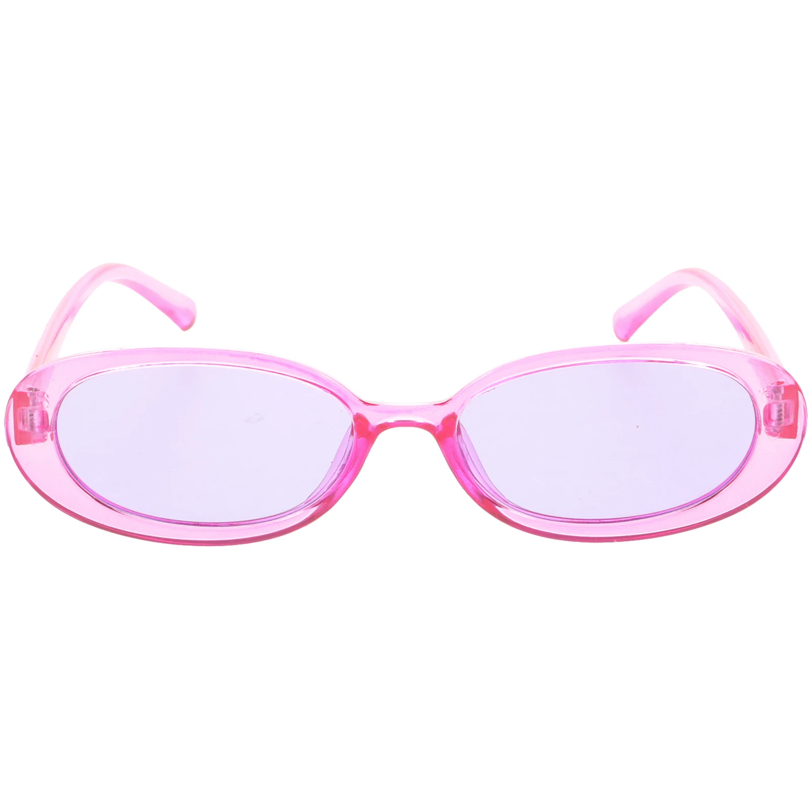 

Vintage Colorful Oval Shape Sunglasses Lightweight Plastic Durable Fashion Eye Protection For Girls Outdoor Pool