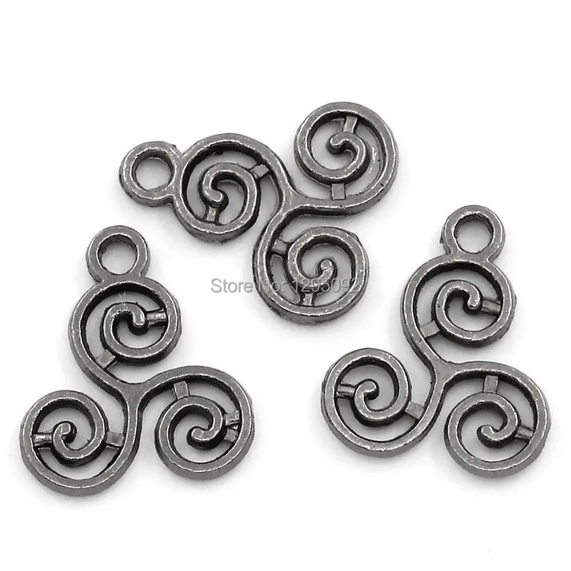 100Pcs Gunmetal Fir… - image