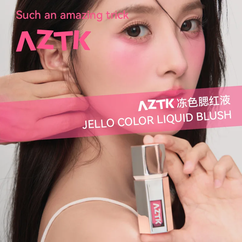 

AZTK Jello Color Liquid Blush Rendering Moisturizing Beauty Expands and Contracts Long-lasting Cheek Face Korea Makeup Cosmetics