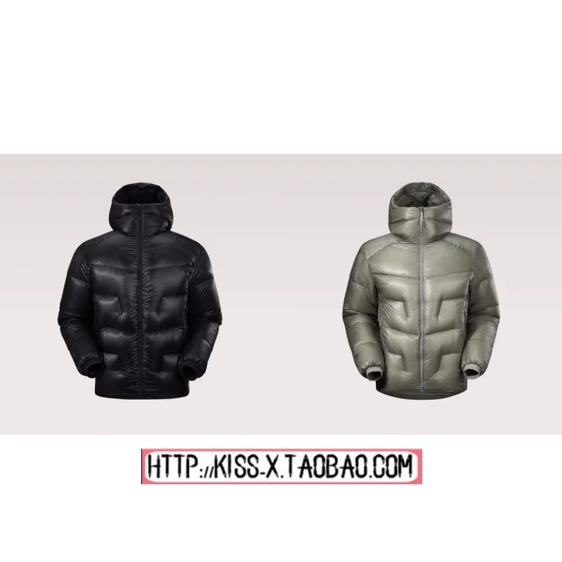 

2025 New Outdoor Climbing Waterproof Warm Couple Hooded down Jaet 5000GT Casual Sle Regular Sve Long Zipper Closure