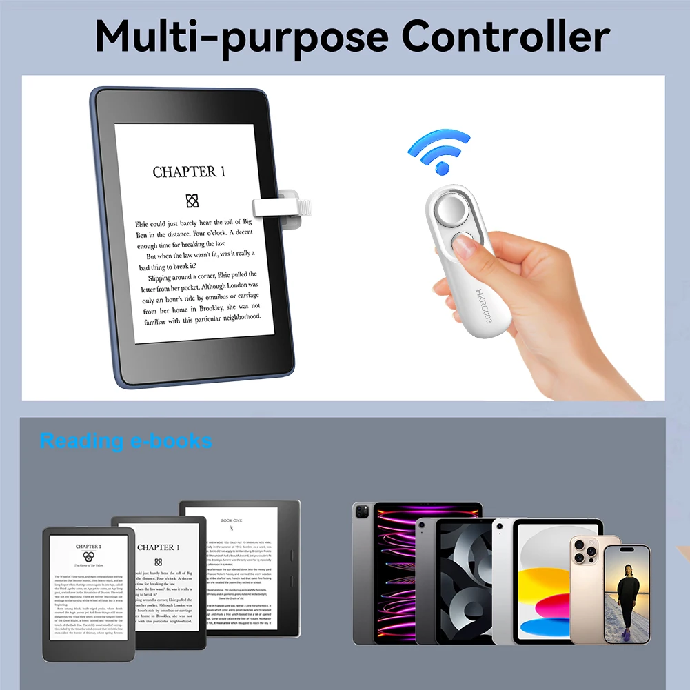 Remote Page Turner Page Turner Clicker Phone Camera Video Record Remote Triggers Clicker Page Turner Kindle Accessories