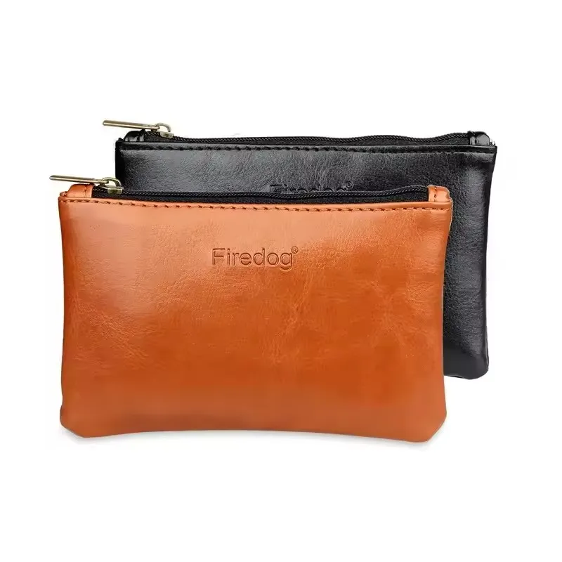 Multi-Purpose PU Leather Tobacco Pouch:Smoking Bag to Store Tobacco, Smoking Pipe, Cigarette Rolling Paper & Smoking Accessories