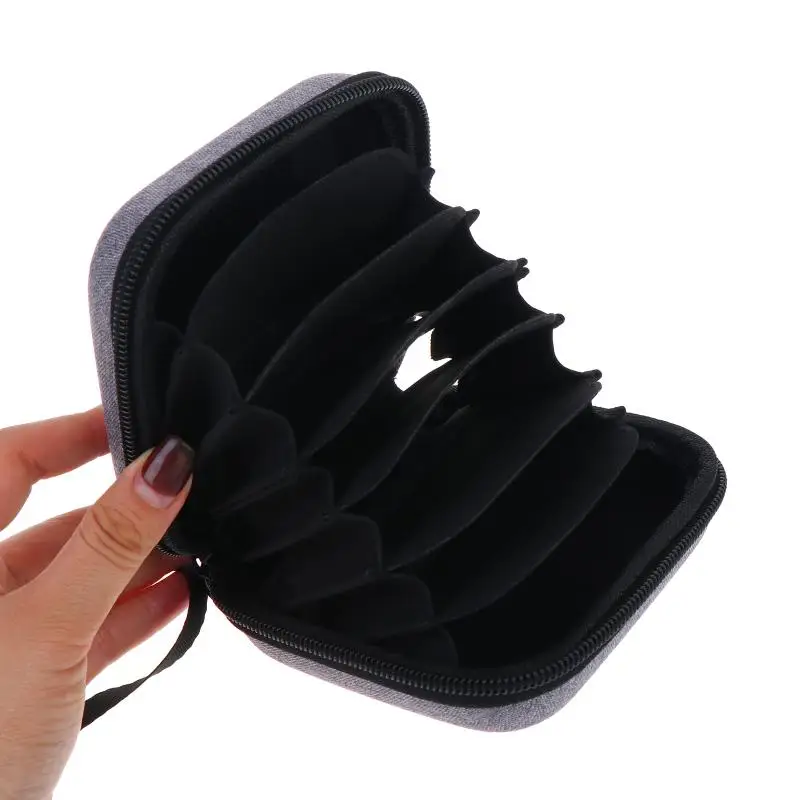 .Hot Sale-Camera Lens Hard Filter Storage Case Box Water Resistant Shockproof Dust Proof Carrying Bags Expanding Dividers