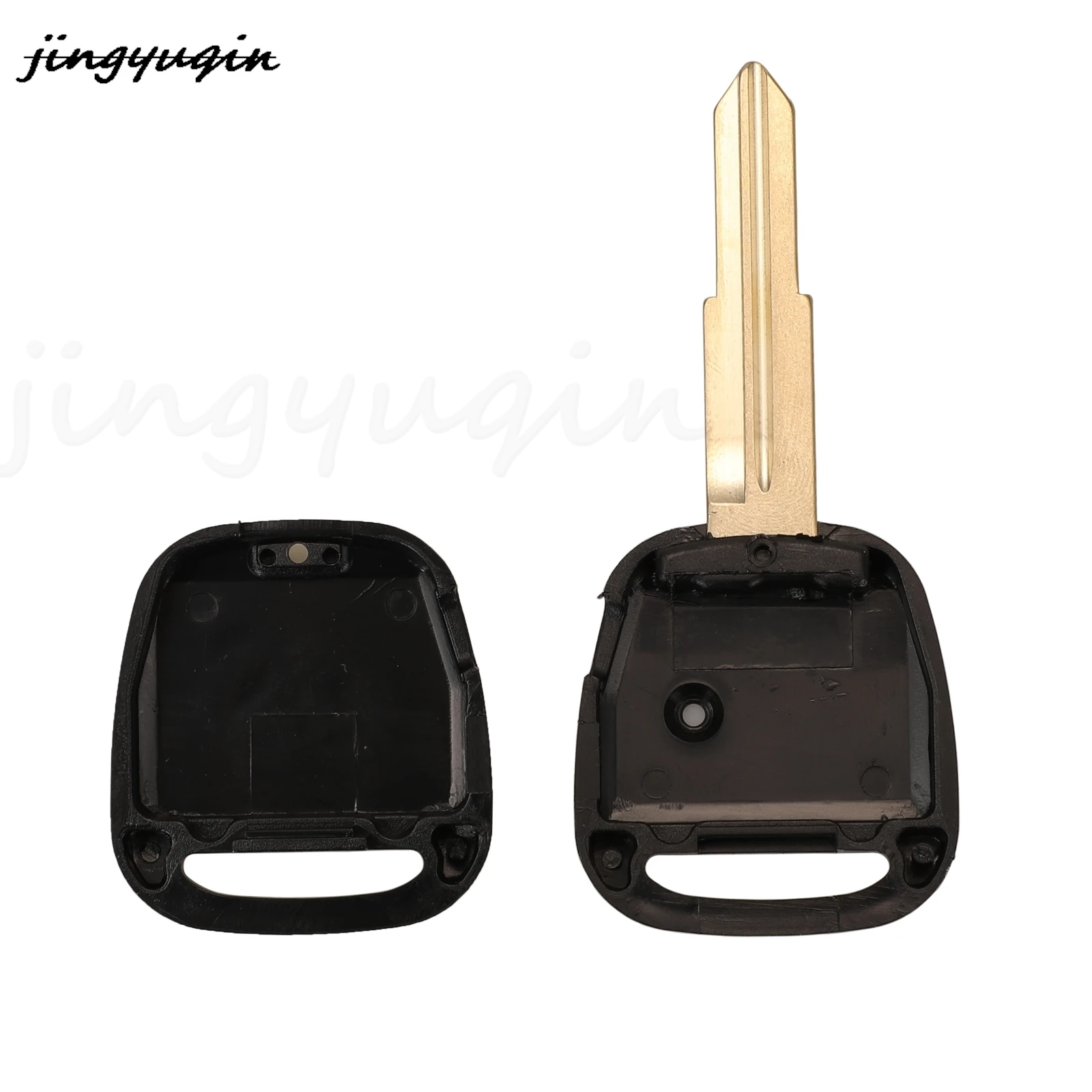 jingyuqin 1/2 Buttons Remote Key Shell For Toyota Carina Estima Harrier Previa Corolla Celica Fob TOY43/Toy40 Blade