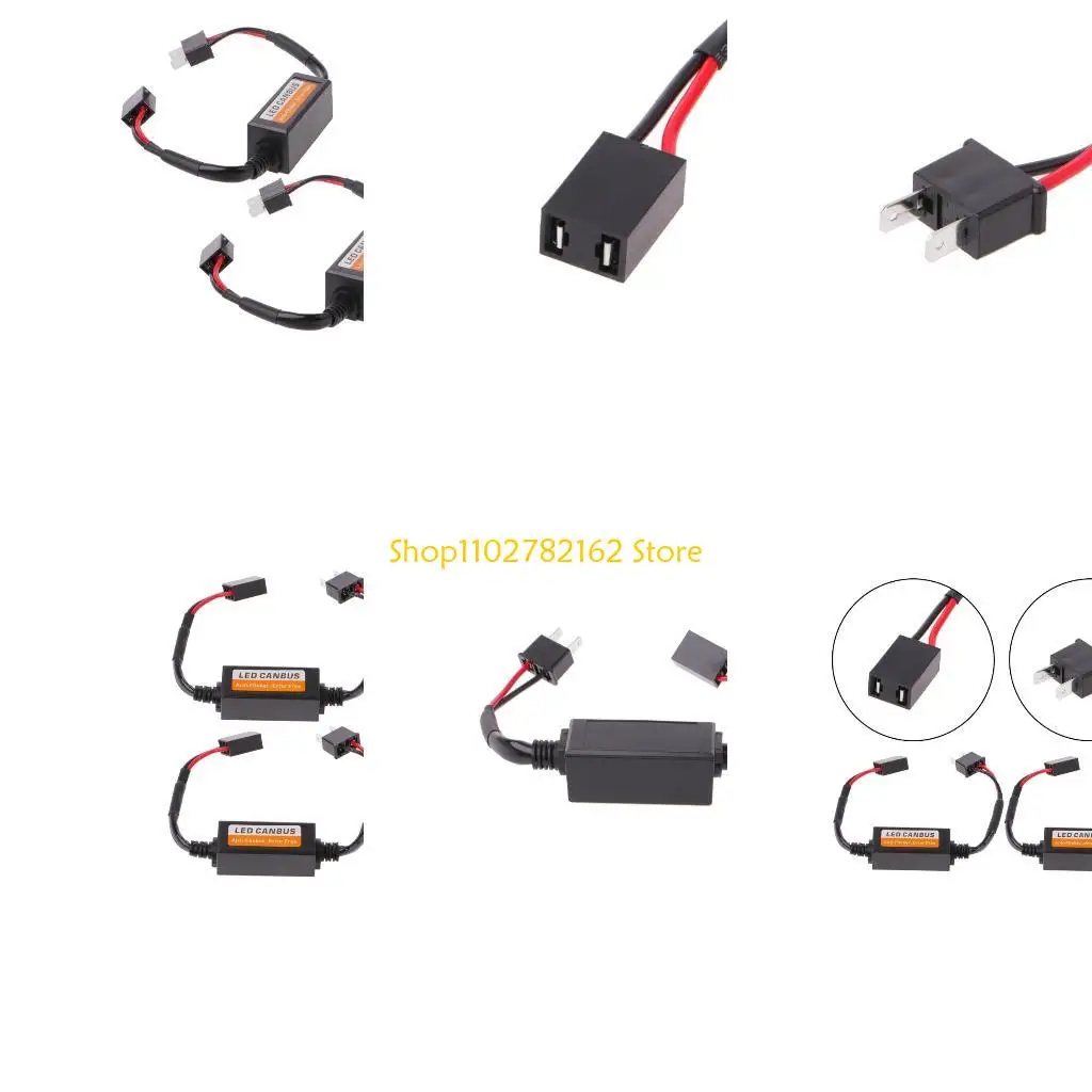 

547B 2Pcs H7 LED Headlight Error Code Warning Canceller Error Resistor