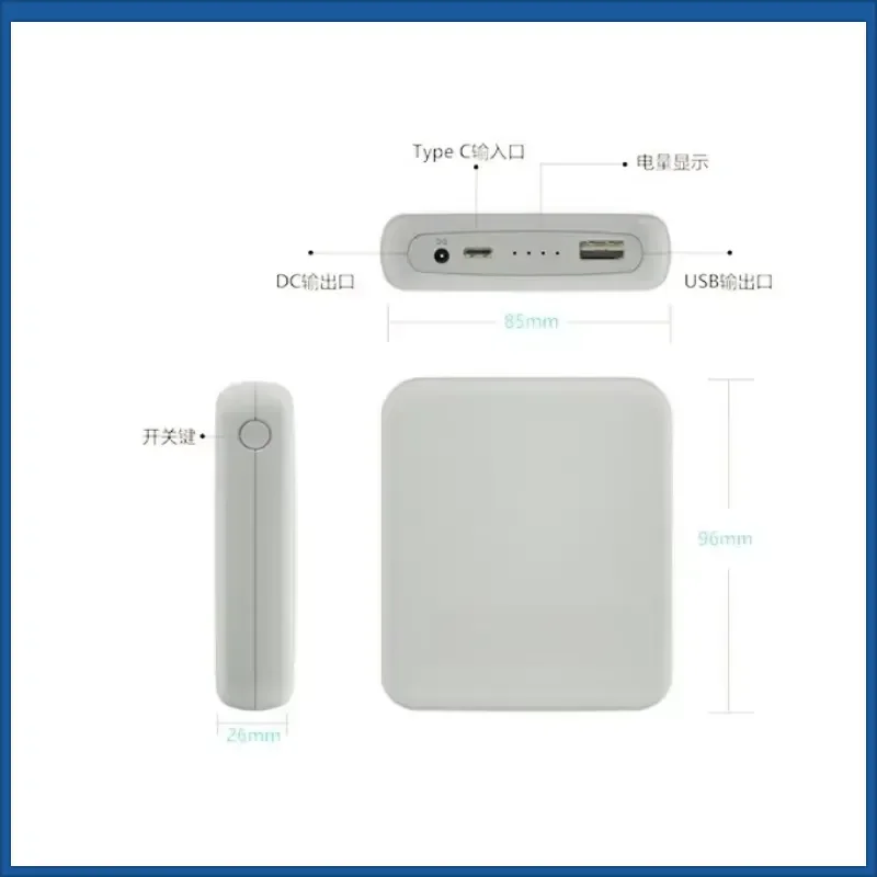 Heating Clothing Power Bank 10000mAh Heating Pad Battery for Heating Clothes and Phone