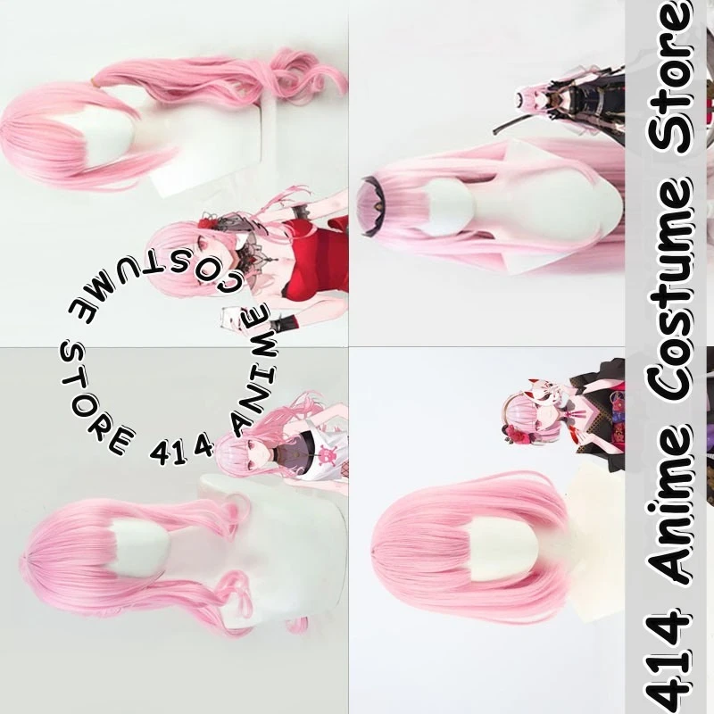 

Game & Anime Mori Calliope Cosplay Wig hololive EN VTuber Heat-Resistant Fiber Synthetic Hair
