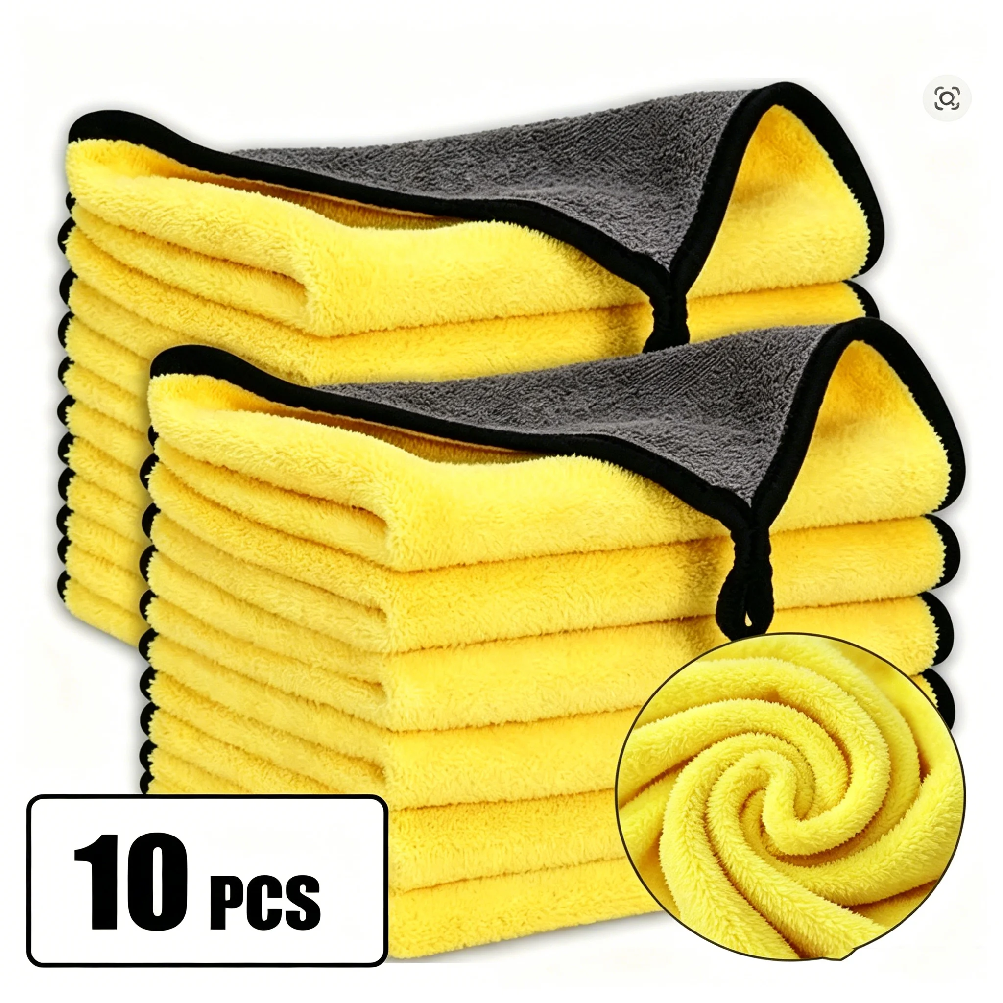 Car Wash Microfiber Towel 30x30CM Car Cleaning Drying Cloth Hemming Car Care Cloth Detailing Car Wash Towel