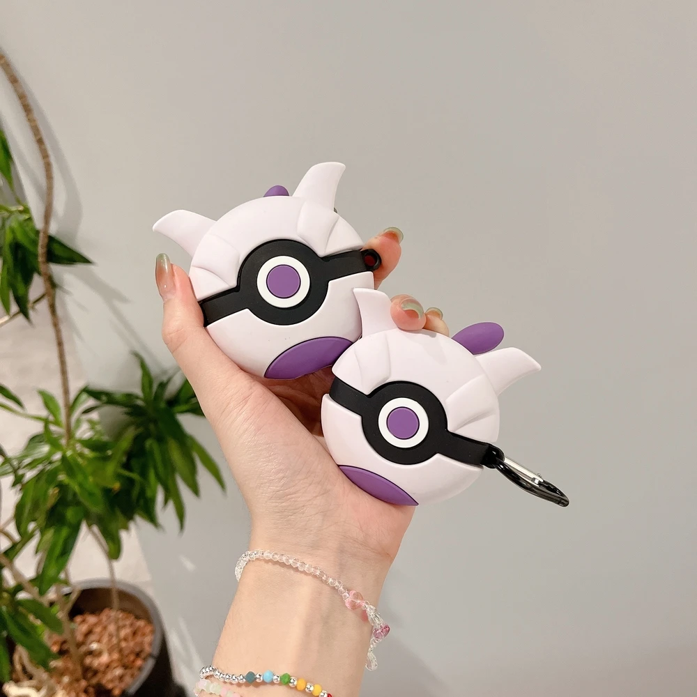 3D Pocket Monsters Pokemon Mewtwo Poké Ball Earphone Case For Airpods 4 2 3 Pro 3 2 Wireless Bluetooth Headset Protective Cover