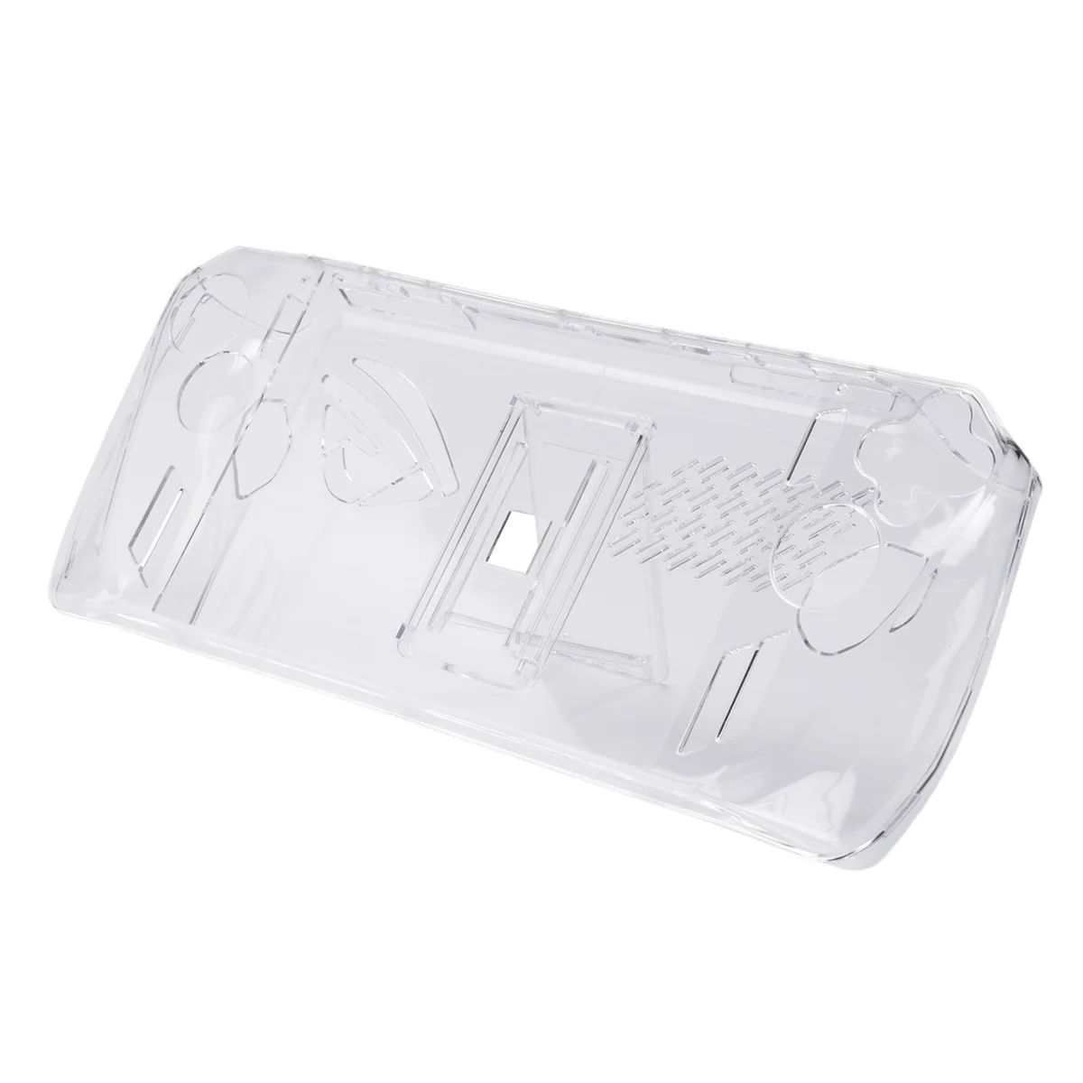 For ASUS Rog Ally Clear Protective Case with Stand TPU Cover Full Protection Shockproof Case for ROG ALLY Accessories-A