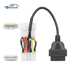 Cable adaptador para Tesla OBD2, Cable adaptador de 12/20/26pin a 16pin, Modelo S/X Tesla 3 Y OBD2, accesorios para herramientas de eliminación de problemas