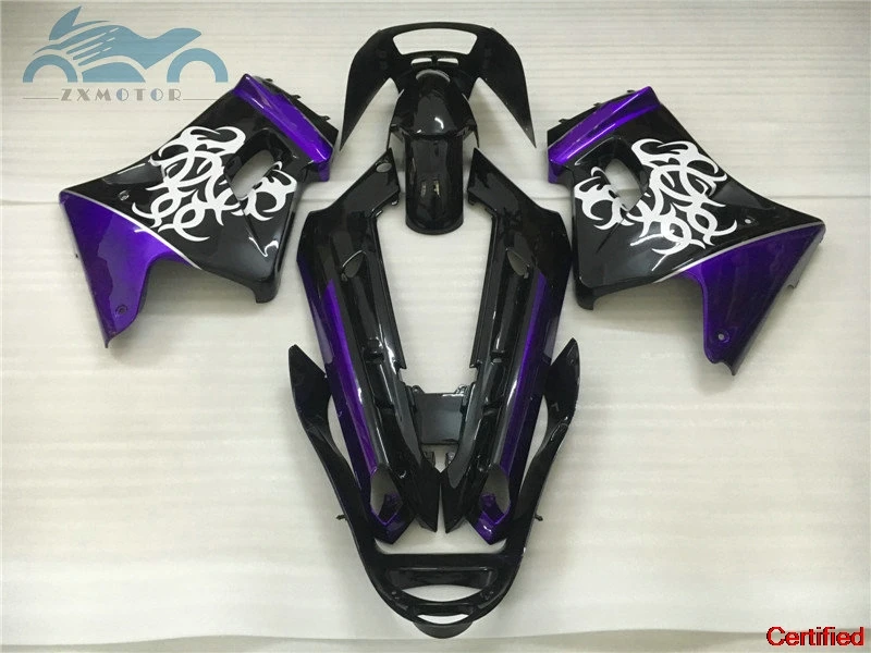

Customizable Bodywork fairings Kit Fit for Kawasaki ZZR250 1990-2007 ZZR 250 90-07 ABS plastic motorcycle fairing black purple