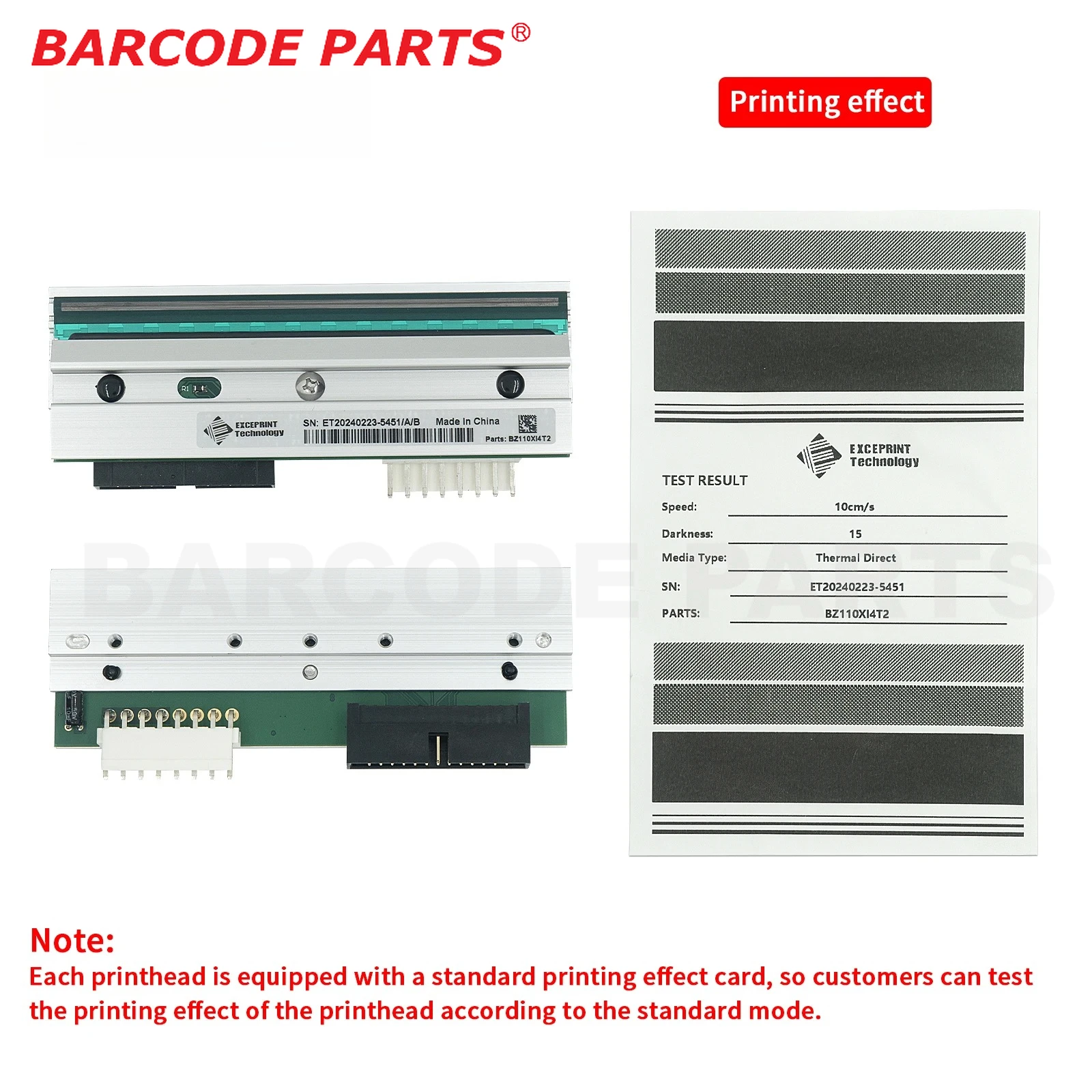 

✅P1004230 203dpi Thermal Printhead for Zebra 110Xi4 110Xi4 Plus 110XiIV R110Xi4 105SL Plus Barcode Label Printer,Brand New✅