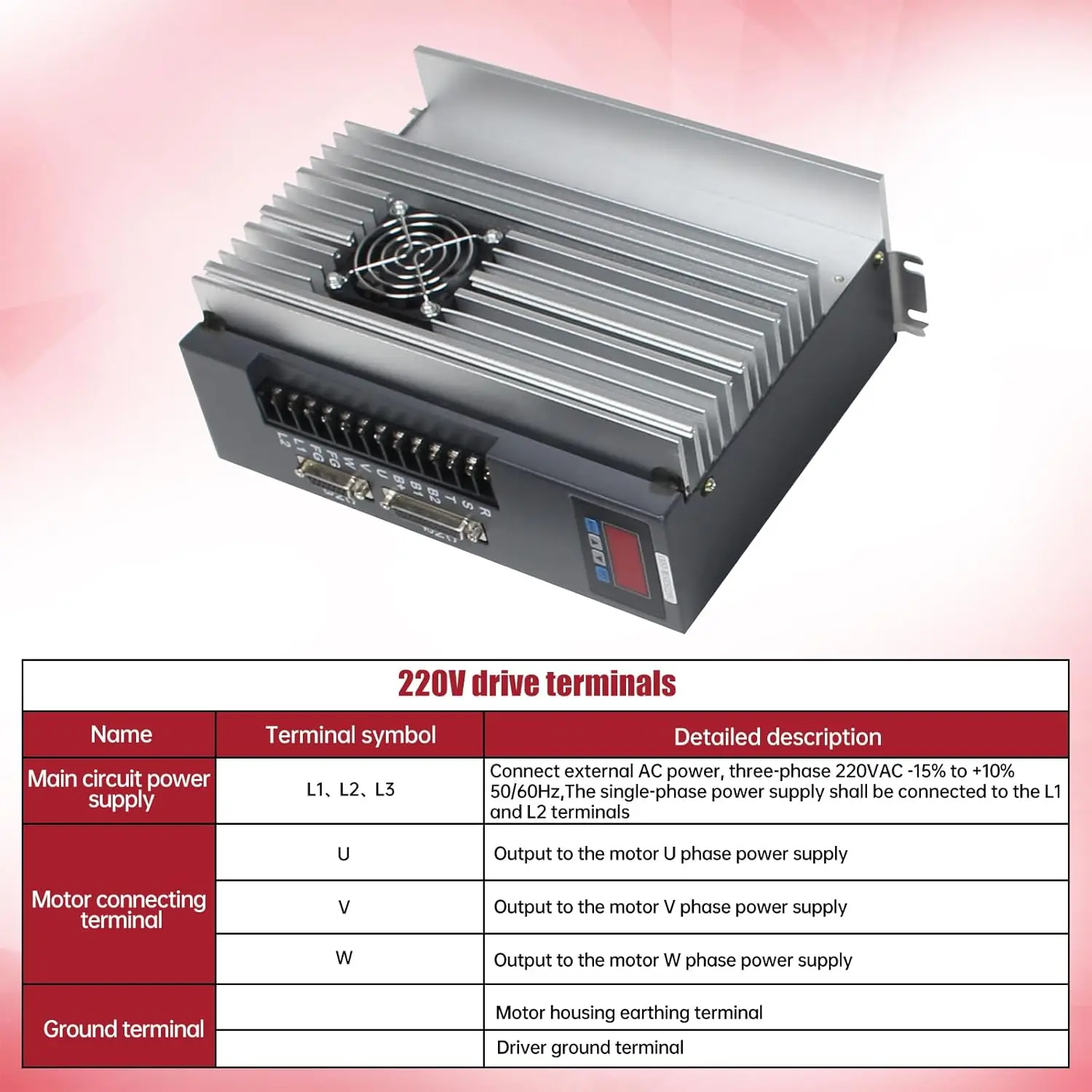 Hybrid AC Servo Motor Driver AASD 15A 20A 30A For 80ST 90ST 110ST 130ST Nema 24 42 52 Servo Motor