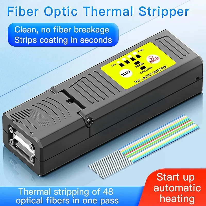 

COMPTYCO S9 Optical Fiber Thermal Stripper Pliers Heating Fiber Sheath Stripping Tool Fiber Optic Cable Wire Stripper Slitter