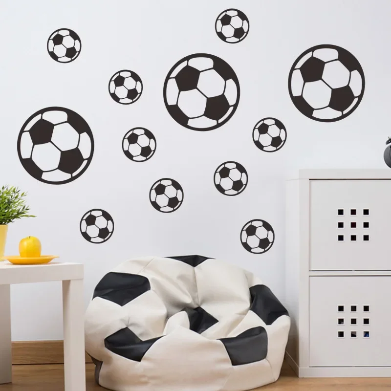 Wall Stickers Minimalist Football Boy Bedroom Classroom Gymnasium Beautification Decoration Wall Sticker Self-adhesive