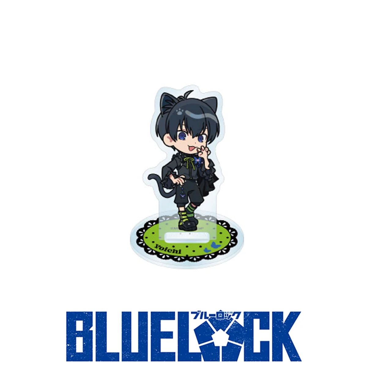 Blue Lock Series 2026 New Arrival Acrylic Keychain Stand NAMJATOWN Cat Ear Q Version Character Figure Desktop Ornament Gift