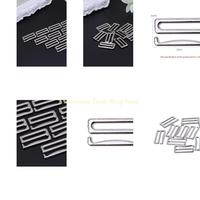 QX2E 10pcs Metal Bra Hook Suspender Clip Corset Garter Belt Clasp Lingerie Supplies