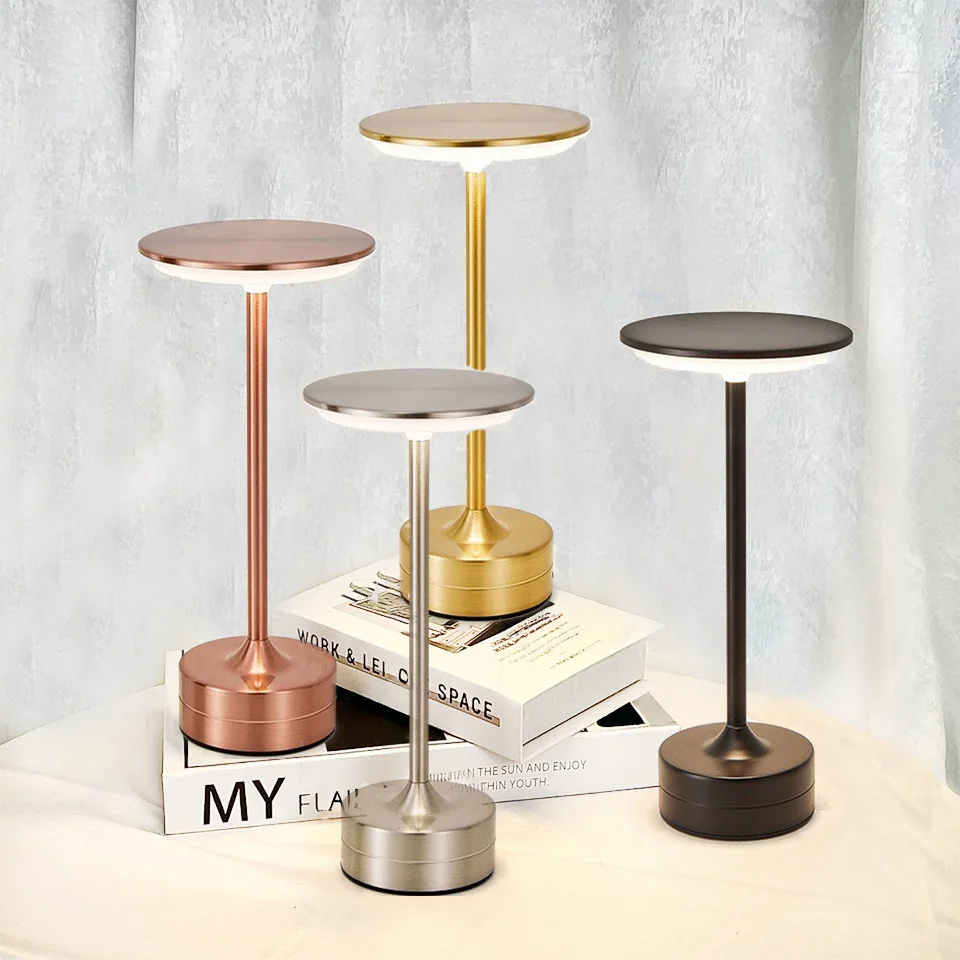 

Wireless LED Table Lamp USB Rechargeable Light Touch Switch portable led lamp desk living room Bedroom bedside lamps study lamp