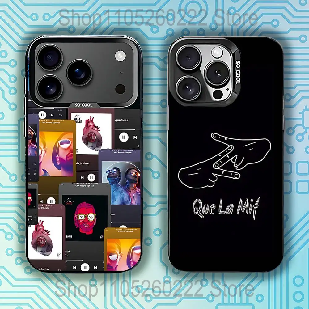 

PNL Rap Groupe Phone Case For iPhone 17,16,15,14,13,12,11,Pro,Max,Plus,E,Air,Mini Anti Fall Black Bumper