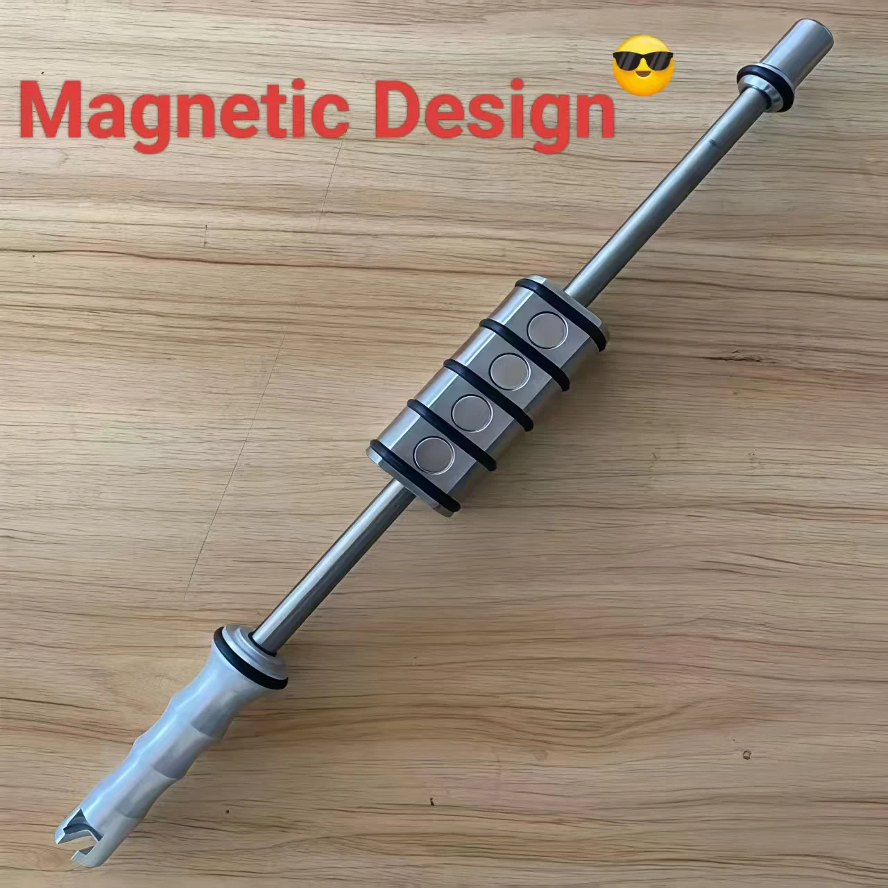 Magnetic Paintless Dent Removal Slide Hammer 1.29kg 44cm Aluminum Alloy Car Body Dent Puller Tool with 8pcs 15mm Magnets