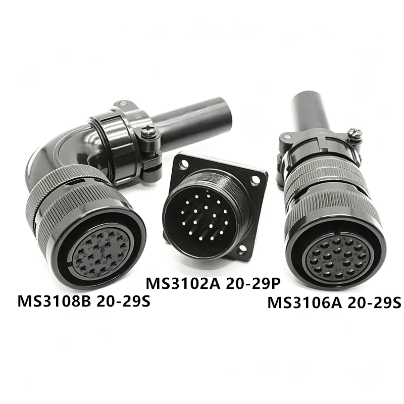 1Pcs MS3106A/MS3108B 20-29S Panasonic Yaskawa Delta Servo Motor Plug 17Pin Encoder Connector