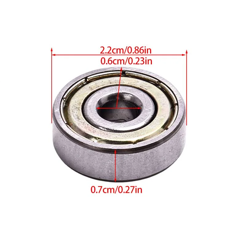 NEW High hardness and wear-resistant micro bearing 636ZZ M6, not easily worn or deformed during high-speed rotation