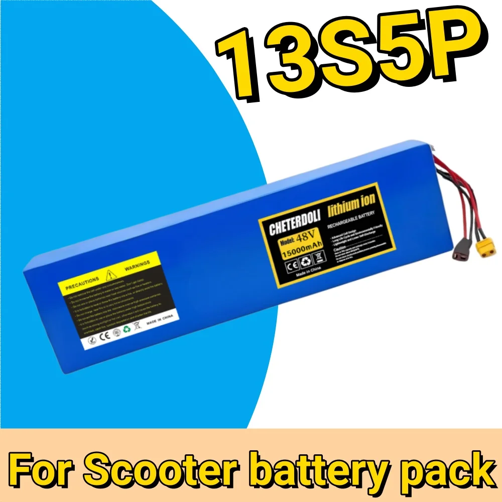 

13S5PLithium ion Battery Pack High Capacity 15000mah For Electric Scooter Kugoo M4/M4Pro/MaxSpeed 48V, 15Ah 18650 battery.