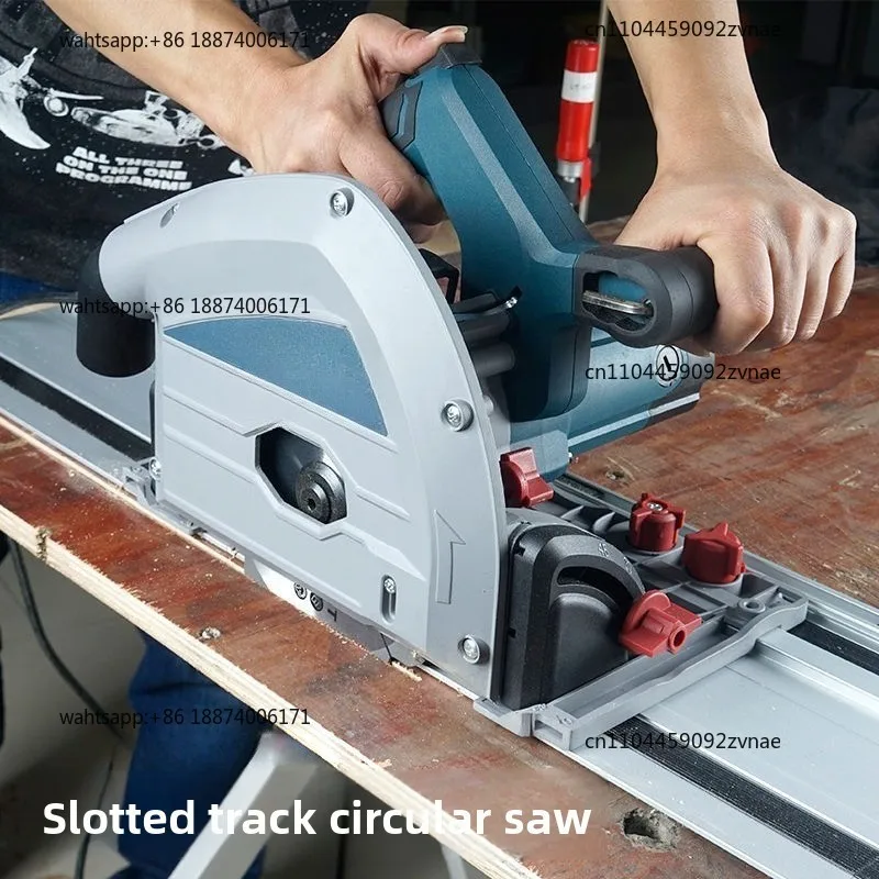 High Power Rail Sawing Insert Universal Electric Circular Saw Rail Saw Woodworking Portable Cutting Machine Ecological Board Saw