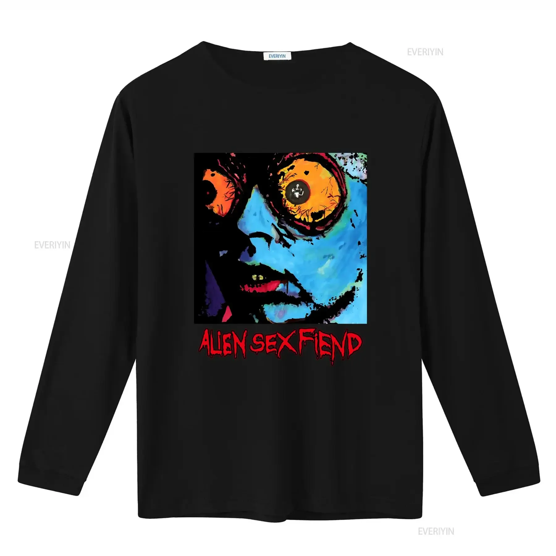 Alien Sex Fiend Band T Shirt Black  All Sizes S 5XL Unique Art Print Design Perfect for Rock Fans TA4489 vintage Washed