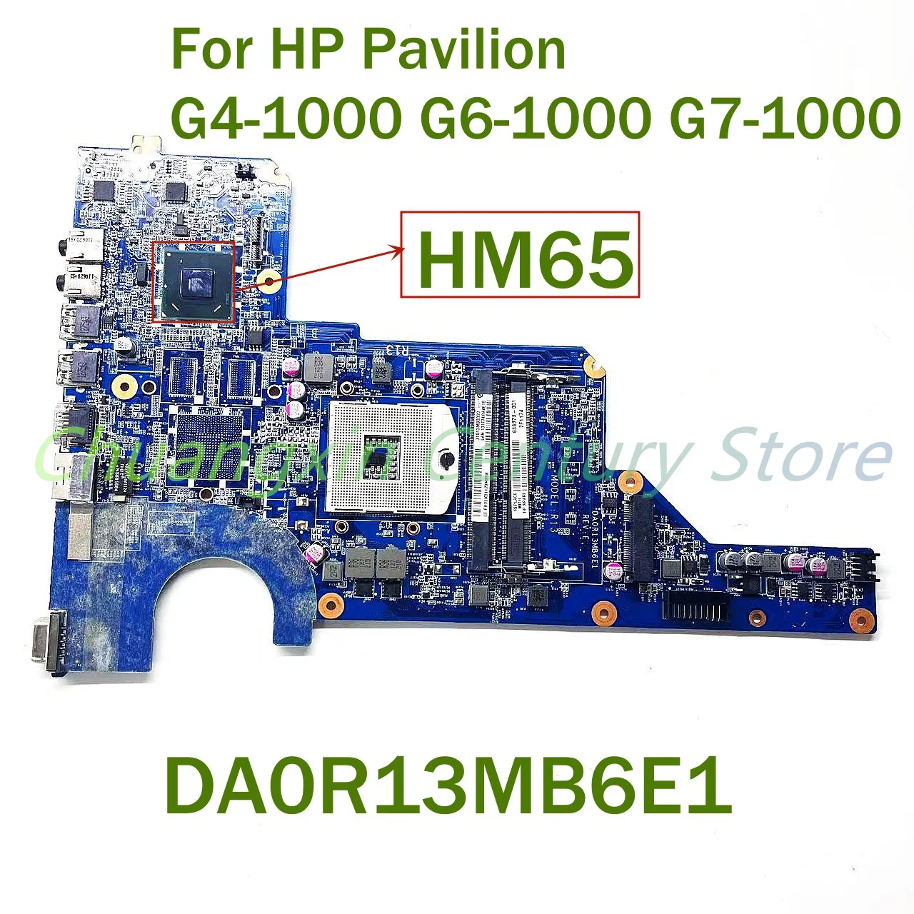 

For HP Pavilion G4-1000 G6-1000 G7-1000 Laptop motherboard DA0R13MB6E1 with HM65 100% Tested Fully Work