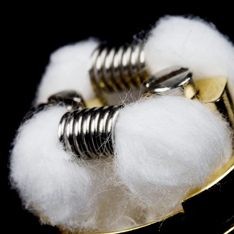 10Pcs/pack For Zeus X RTA Kylin BSKR Dead Rabbit Profile Mesh RDA RTA 100% 2.0 Organic Cotton Bacon Protable Prime Cotton