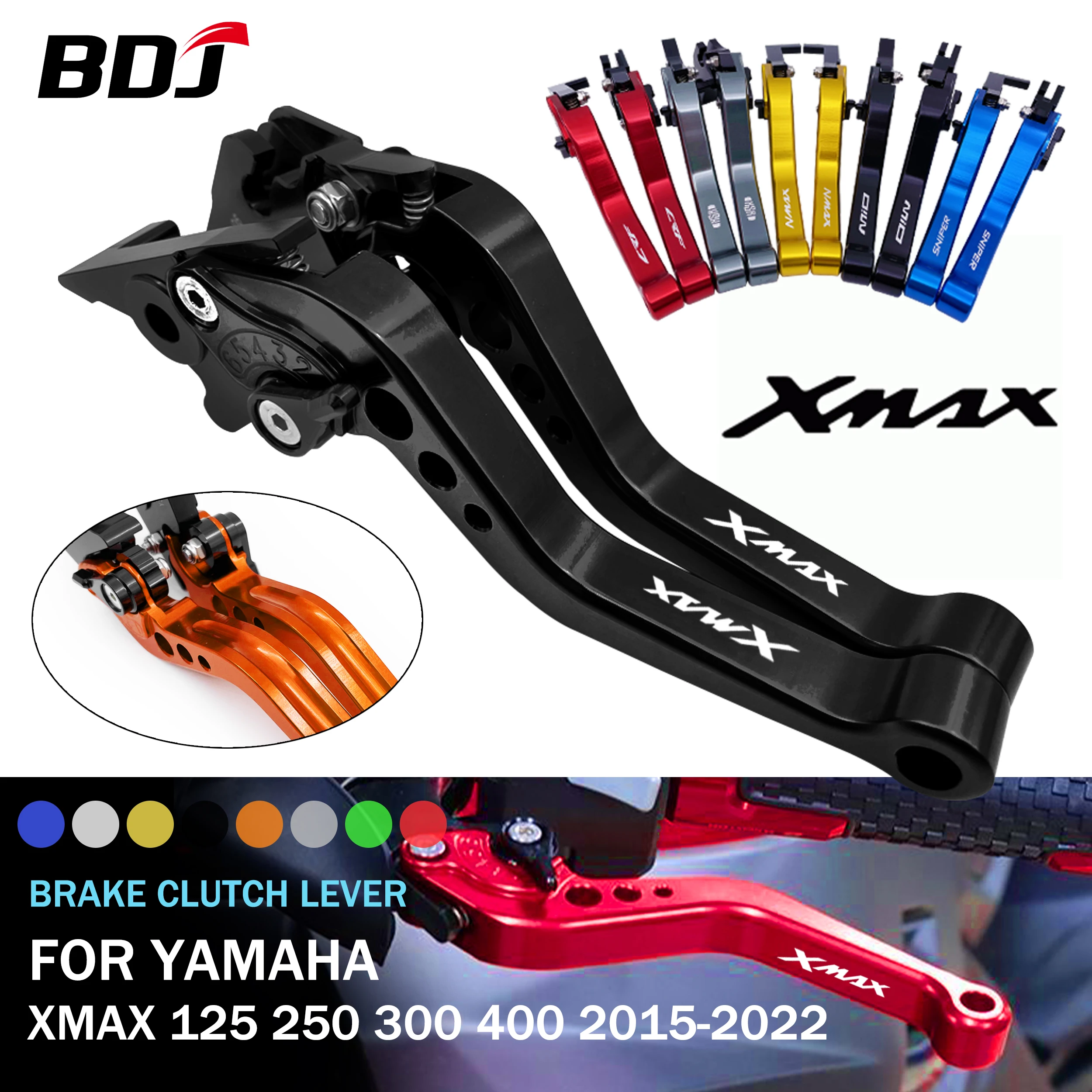 BDJ X-MAX 2022 Brake Clutch Lever Motorcycle Lever Clutch Lever Brake Lever For YAMAHA XMAX 125 XMAX 250 X MAX 300 400 2015-2022
