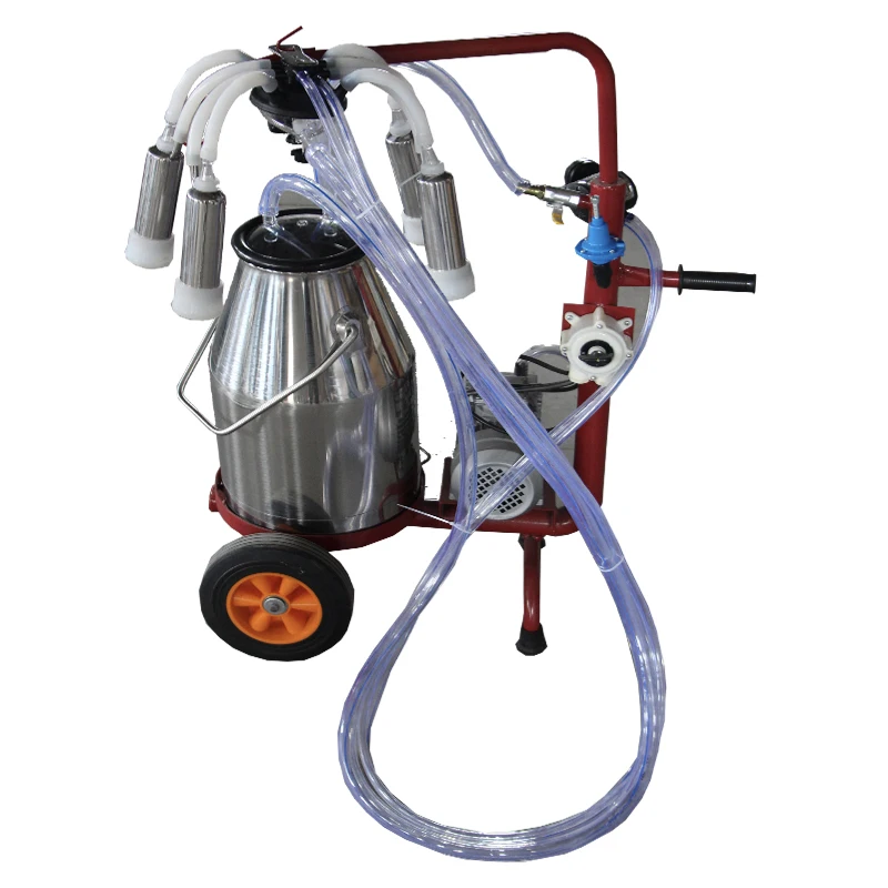 

Automatic Mobile High Productivity Cow Goat Sheep Donkey Camel Dairy Farm Equipment Vacuum Pump Milking Machine