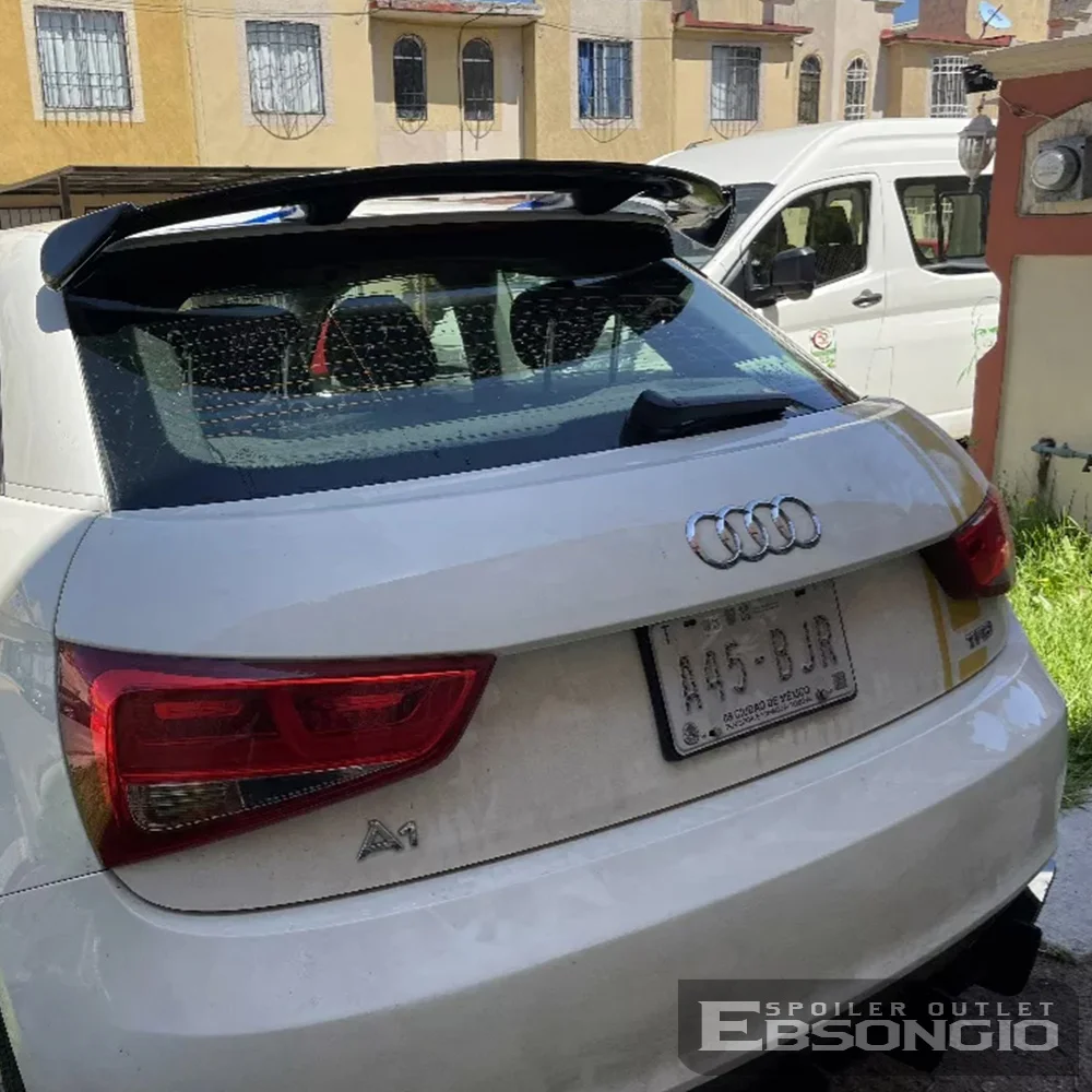 Spoiler Universal Carbon Surface ABS Material Type Generic Car Rear Trunk Spoiler For Audi A1 Hatchback 2-Doors 2012-2025 - view 5
