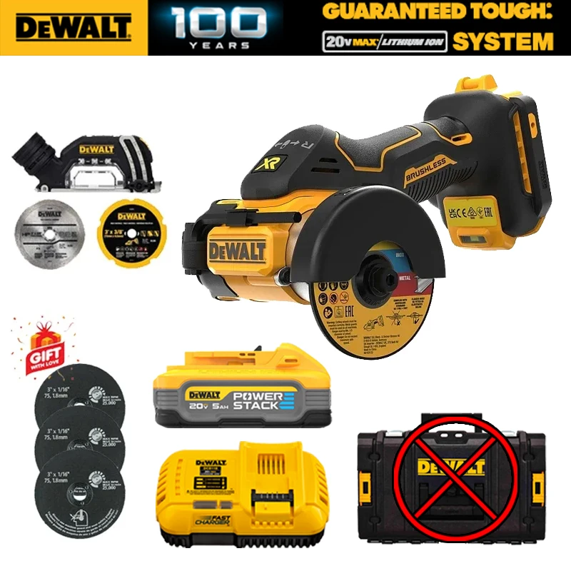 

DEWALT DCS438 Cordless Compact Cut-Off Tool 20V Brushless Motor Multifunctional Woodworking Saw Cutting Machine Power Tools