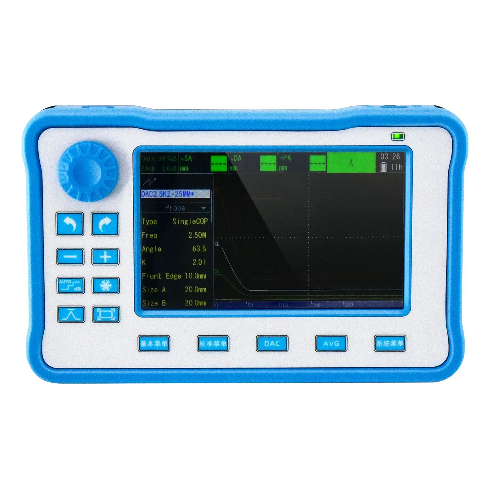 Ultrasonic Flaw Detector High-precision Metal Steel Pipe Weld Casting Internal Defects Porosity Detector view 4