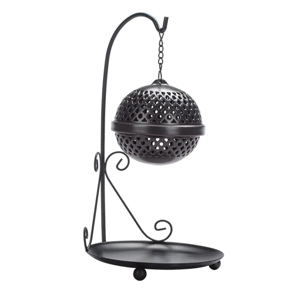 Creative Zen Buddha Censer Meditation Sandalwood Hanging Holder Fragrance with Base Yoga Ceramic for Teahouse Home Office Decor