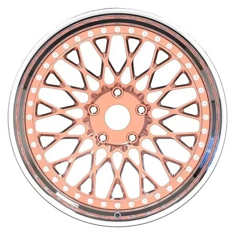 19 Inch 5 Holes 2 Piece Forged Aluminum Wheels Rims T6061 Car Wheel