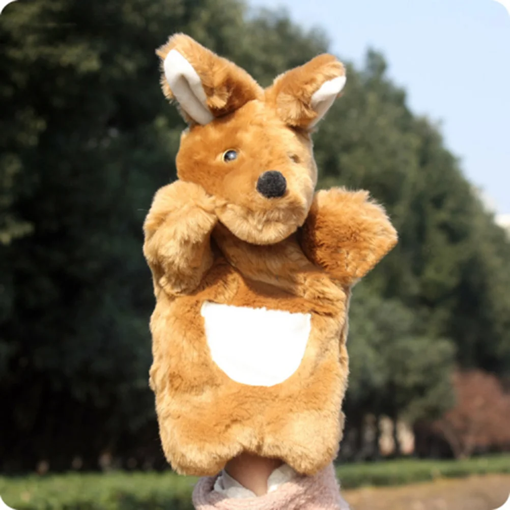 Känguru Form Handpuppe Känguru Handpuppe Spielzeug Plüsch Handpuppe Spielzeug Handpuppen Tier Handpuppen