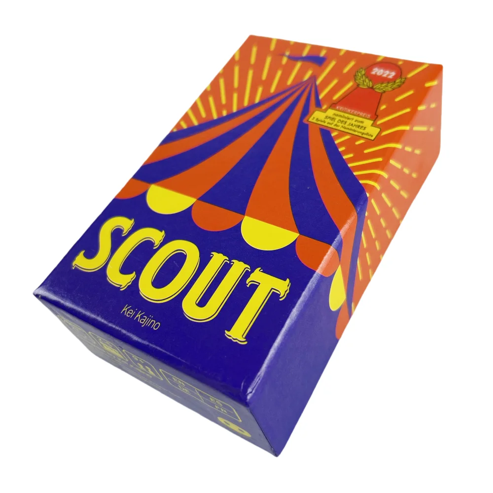 Gioco di carte Scout Gioco da tavolo Circus Scout Mazzo di carte da poker per 2-5 persone per la festa