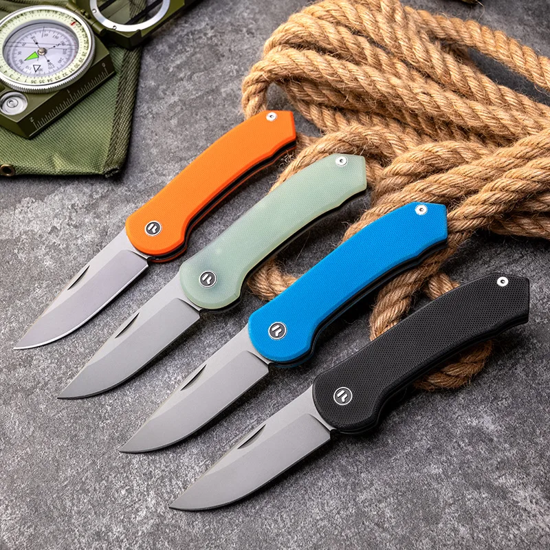 

High-hardness Folding Knife D2 Steel Forged Camping Tool Knife EDC Hunting and Survival Tool Lightweight portable tool